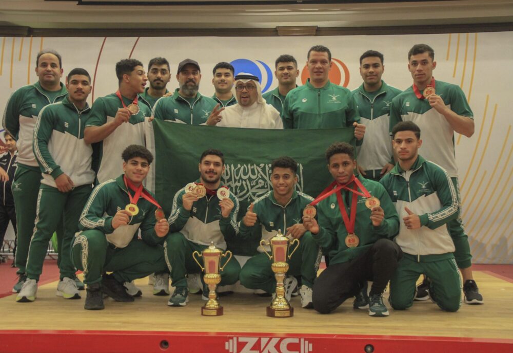 هيمنة أثقال السعودية على البطولة العربية وكأس قطر 2024 لجميع الفئات  و المحيميد يحصد جائزة كأس الغابشي كافضل لاعب في البطولة