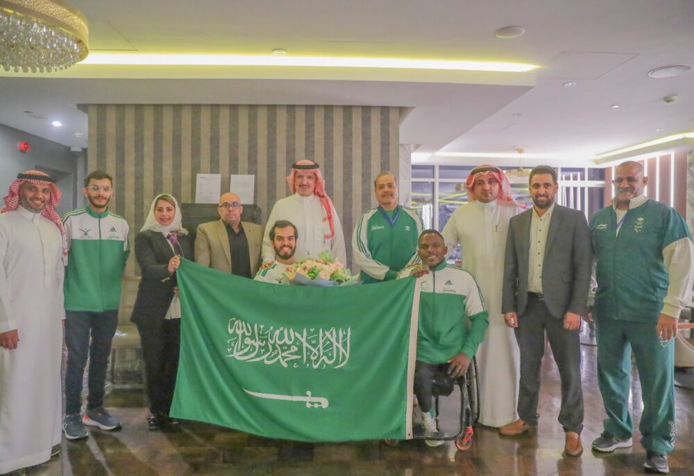 السفير ال الشيخ يستقبل وفد المنتخب للسعودي لرفع الاثقال البارالمبي المشارك في بطولة العالم بجورجيا